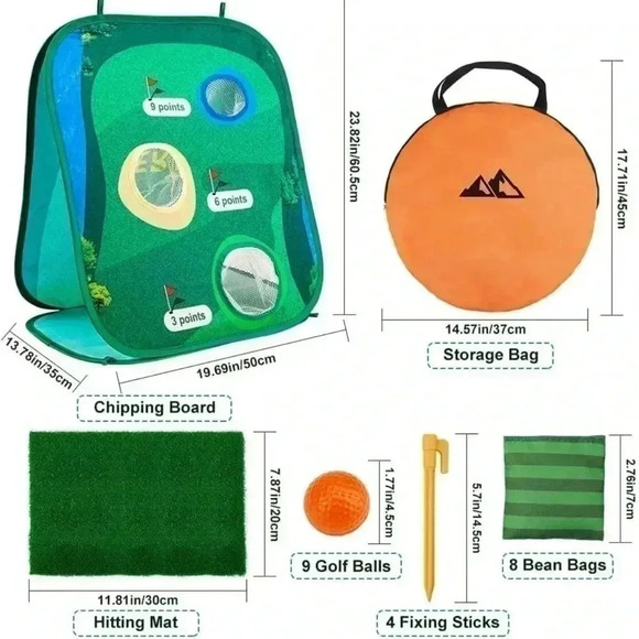 Golf Chipping Cornhole Game‎ Set for Indoor Outdoor with carrying case. N… - Picture 1 of 8